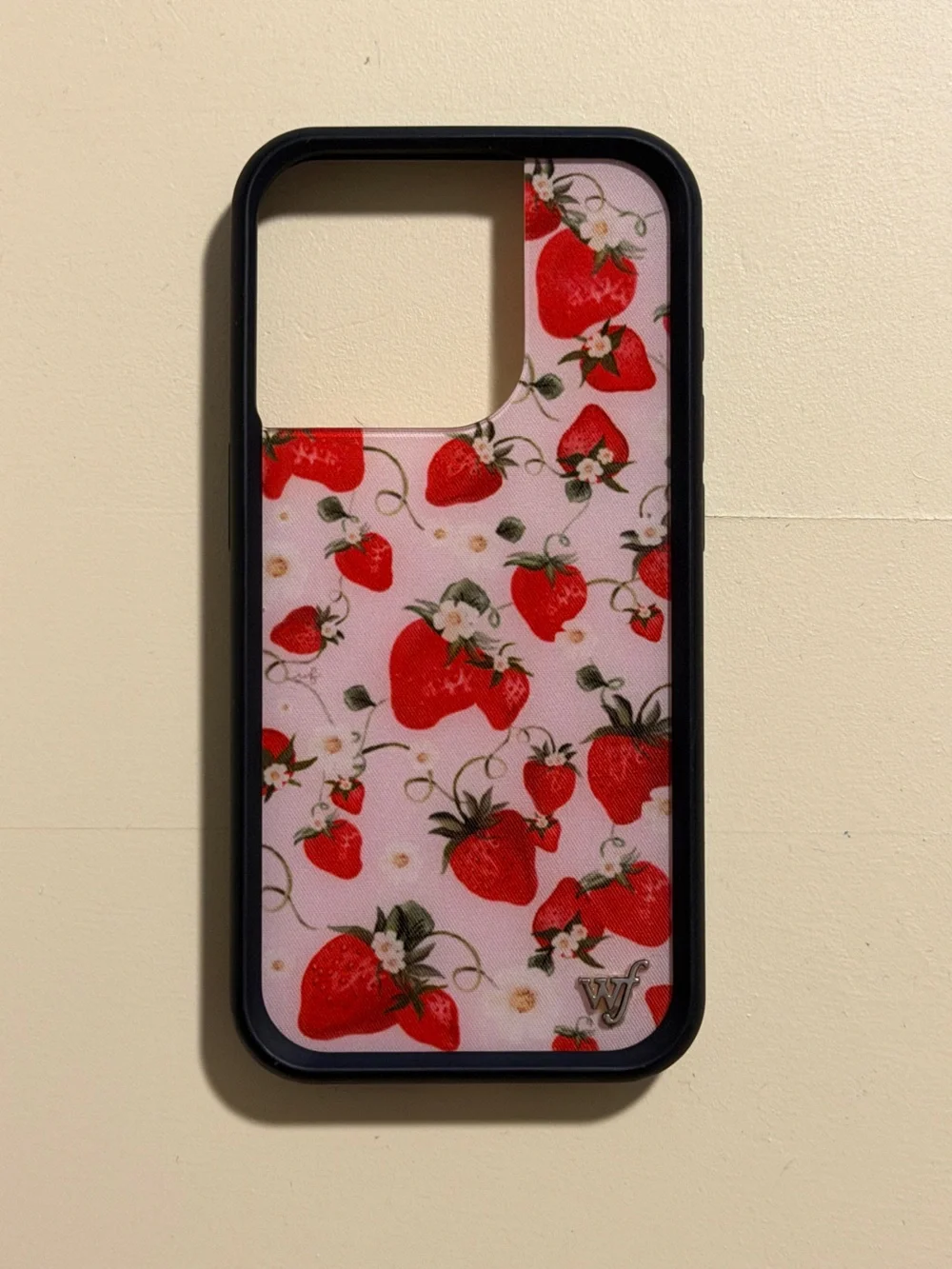 Wildflower Strawberry iPhone 15 Pro Case